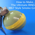 Easy to make ring pull smoke grenade