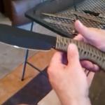 How to wrap a knife handle with paracord using the Strider weave
