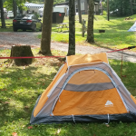 No poles?  No problem!  How to Pitch a Tent Without Poles